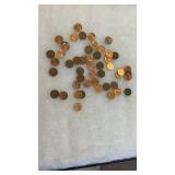 50 WHEAT PENNIES