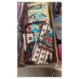 BX OF NEW HOT PADS & KITCHEN TOWELS
