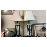 PR OF MATCHING LAMPS