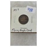 1857 FLYING EAGLE CENT