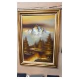 OIL ON CANVAS PAINTING BY K. YOUNG