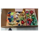 VINTAGE MINIATURE CHRISTMAS TREE ORNAMENTS