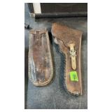 LEATHER HOLSTER & LEATHER POUCH
