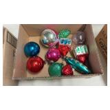 VINTAGE HAND BLOWN GERMAN, CZ TREE ORNAMENTS