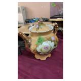 LEFTON CHINA HAND PAINTED TEA  POT