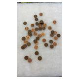 50 WHEAT PENNIES