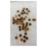 50 WHEAT PENNIES