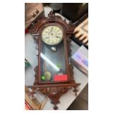 WM. L. GILBERT CLOCK COMPANY PENDULUM WALL CLOCK