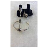 SILVER PENDANT & BRACLET/RING COMBO
