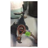 PR OF HORSESHOE BRAND WESTERN SPURS W/ TOOLED