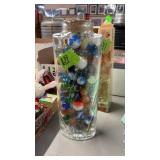BOTTLE OF MARBLES