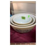 3PC HOMESTEAD PYREX BOWL SET