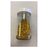 1/2 JAR OF GOLD FLAKE