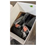 GROUP OF BLACK GARBAGE BAGS
