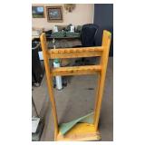 FISHING POLE RACK