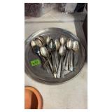 1939 NEW YORK WORLD'S FAIR SILVER TRAY & 25 SILVER