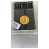 2018 1/4 oz GOLD PIECE