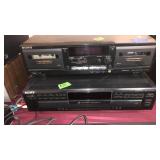 SONY 2C-WR535 DUAL CASSETTE DECK & CDP-D305