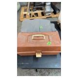 FISHING TACKLE BOX & WEIGHTED BLANKET