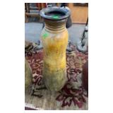 TALL DECORATIVE VASE, 33.5' TALL