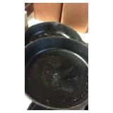 2 CAST IRON SKILLETS