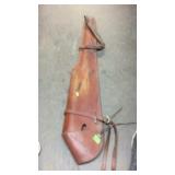 LEATHER GUN SCABARD