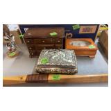 GROUP OF 3 JEWELRY BOXES