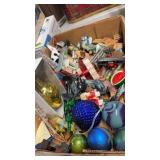 BX OF CHRISTMAS TREE ORNAMENTS-AIRPLANE & OTHERS