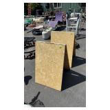 2 SANDWICH BOARD SIGNS