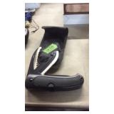 3 BLADE LOCKING FOLDING KNIFE W/ SHEATH