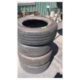 SET OF 4 UNIROYAL 265/65R17 TIRES