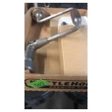DRILL BRACE & NEW PIPE CLAMPS, ADJUSTABLE SQUARE