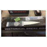 HISTORICAL DRESS DIRK W/ SHEATH