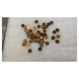 50 WHEAT PENNIES