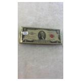 15- 1953 SERIES RED SEAL TWO DOLLAR BILLS