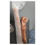 2 WOOD CANES