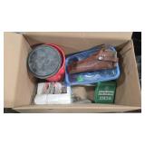 358 WIN RELOADING DIE AND ASSORTED GUN ACCESSORIES