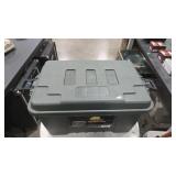 PLANO SPORTSMANS TRUNK W/ PELLET PISTOL, HOLSTERS,