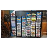 HOTWHEELS & 2  DISPLAY BOARDS