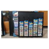 HOTWHEELS & 3 DISPLAY BOARDS
