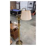 BRASS TONE FLOOR LAMP