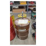 30 GALLON EMPTY HYDRAULIC OIL BARREL W/ NOZZLE