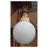 ANTQ COMMERCIAL GLOBE LIGHT FIXTURE W/ CHAIN