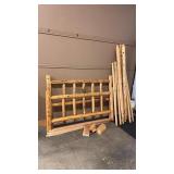 QUEEN LOG BED FRAME