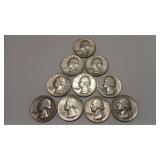 10 - WASHINGTON QUARTERS 90%