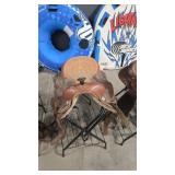WESTERN STYLE LEATHER RIDING SADDLE