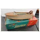 FLEET LINE 'THE DOLPHIN' VTG SPEEDBOAT W/ ORIG BOX