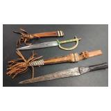 2 - ETHNIC CERAMONIAL KNIVES