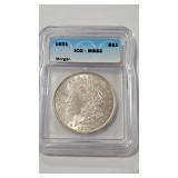 1921 MORGAN  DOLLAR ICG SLABBED MS 65