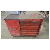 SNAP-ON 7 DRAWER W/ SIDE CABINET ROLLING TOOL BOX